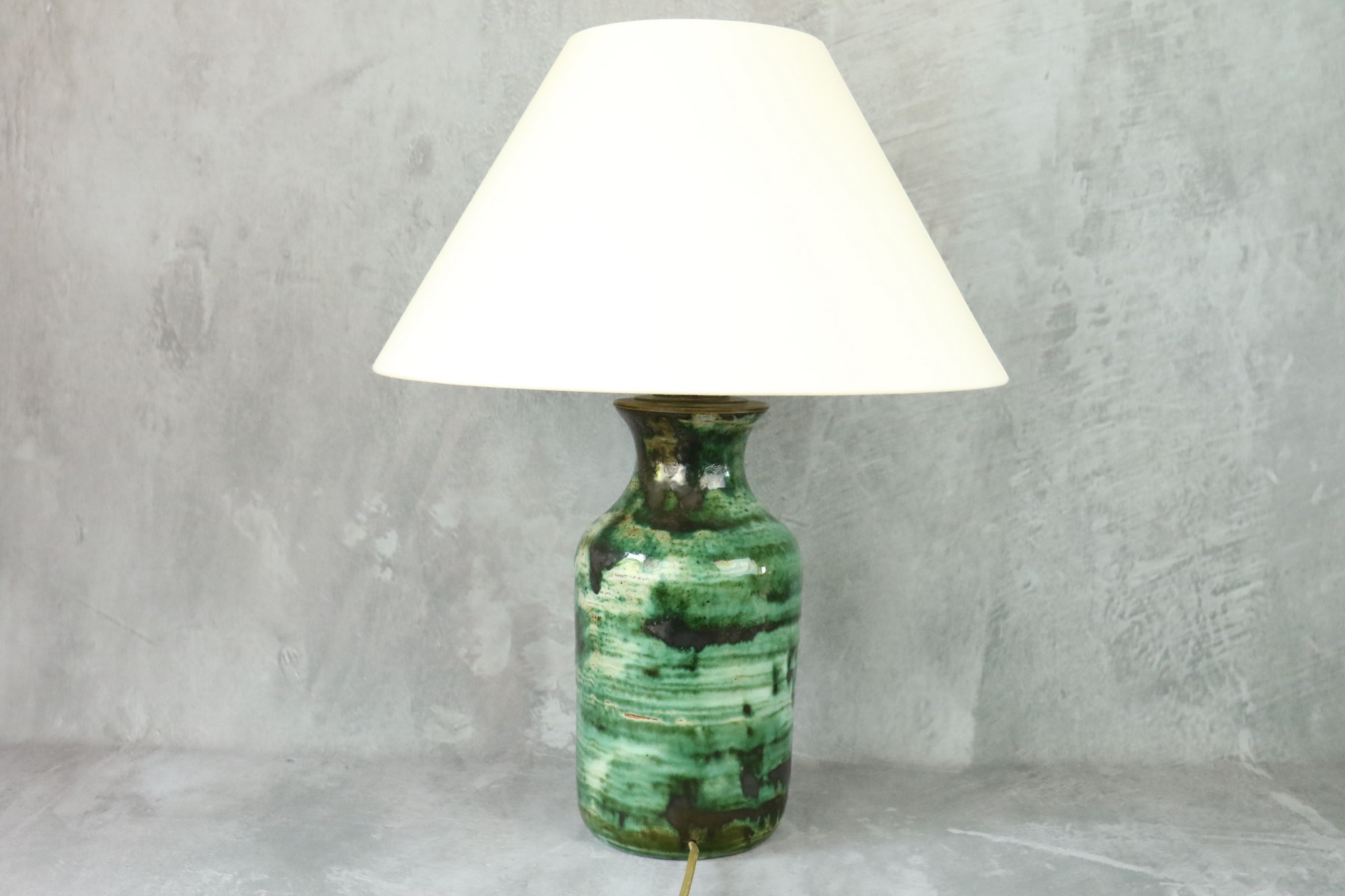 Robert Picault - Grande lampe verte
