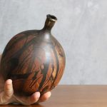 Vintage Sculptural Stoneware Bowl Vase – photo 12
