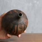 Vintage Sculptural Stoneware Bowl Vase – photo 7