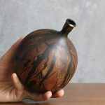 Vintage Sculptural Stoneware Bowl Vase – photo 8