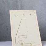 Vintage Postmodern Ceramic Flower Tile – photo 3