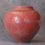 Large Red Ceramic Vase – photo 5
