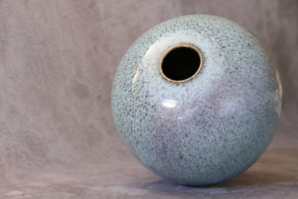 Blue Ceramic Vase — Marc Uzan