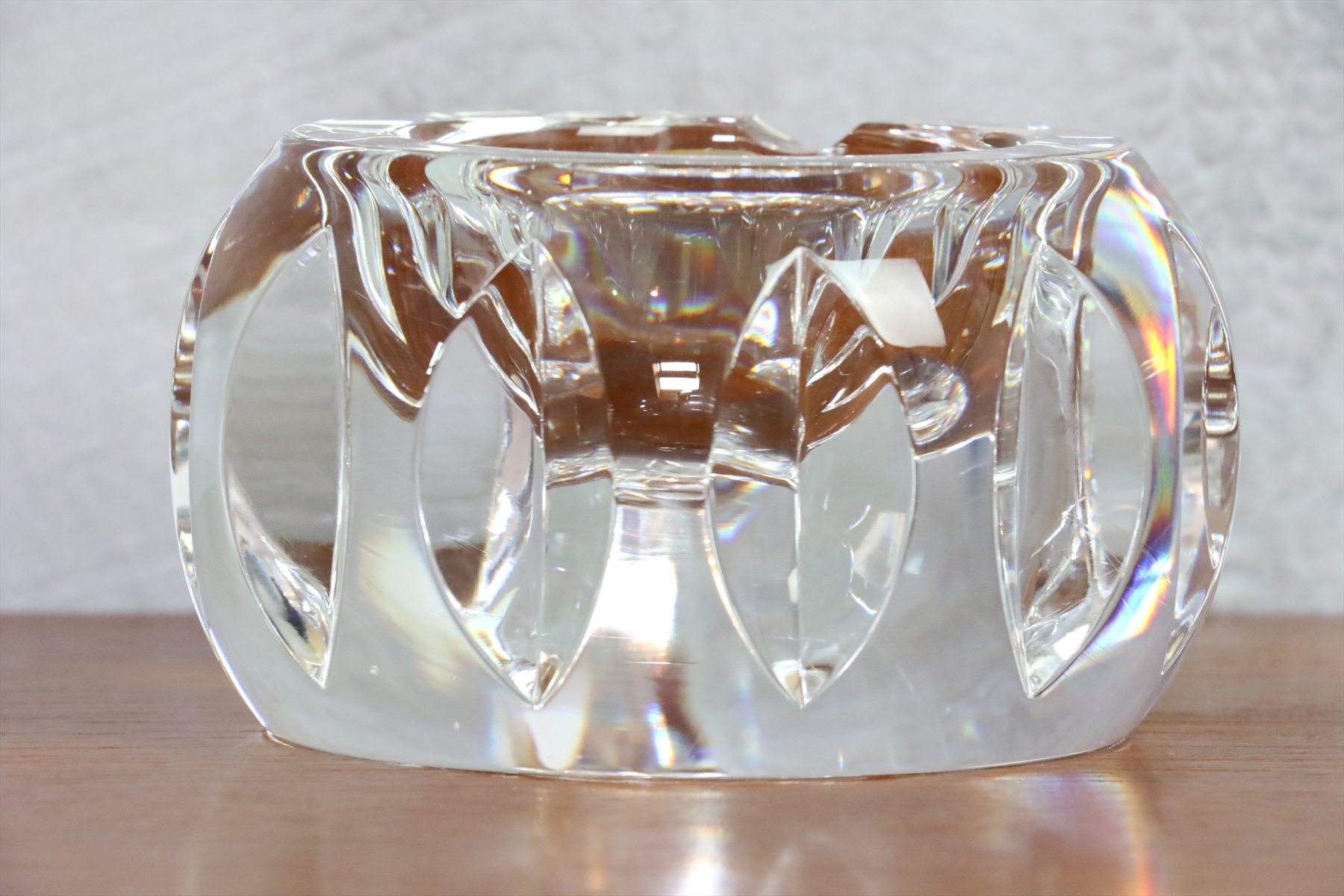 French Heavy Cut Crystal Catchall Dish