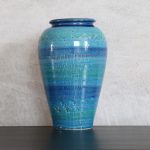 Large Terracotta Vase in Rimini Blue – photo 12