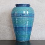 Large Terracotta Vase in Rimini Blue – photo 7