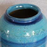 Large Terracotta Vase in Rimini Blue – photo 9
