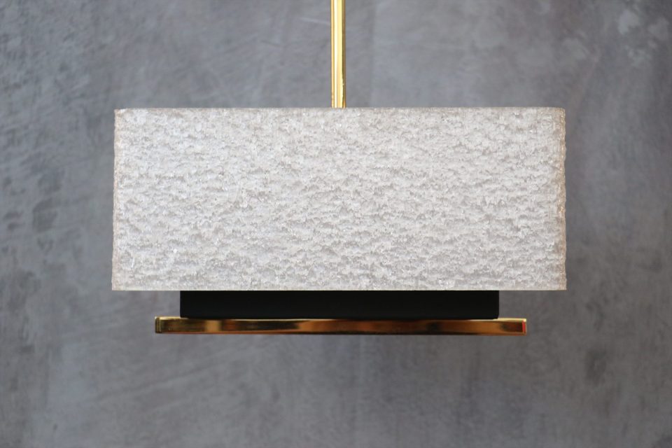 Mid-Century Modern Paquebot Ceiling Chandelier — Maison Arlus