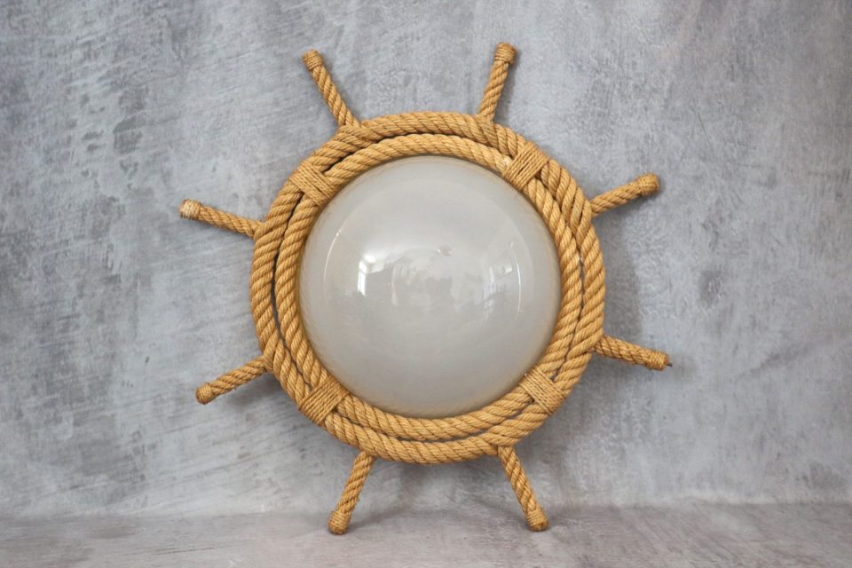 Mid-Century Sun Wall Light — Adrien Audoux and Frida Minet