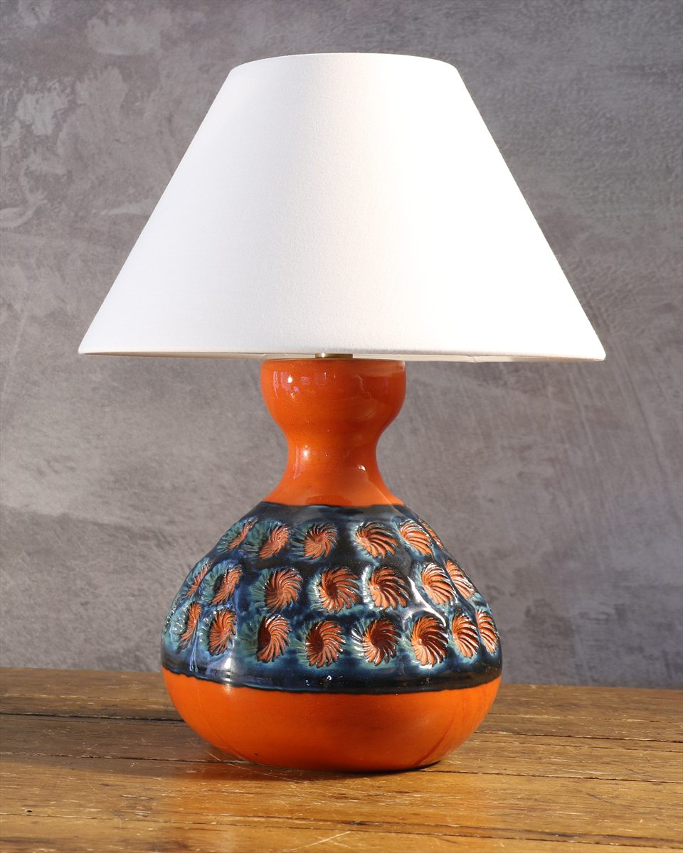 Mid-Century Modern Ceramic Table Lamp — Romacrea