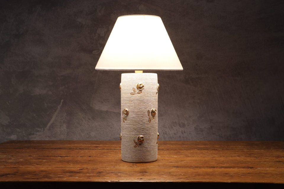 Mid-Century Modern Ceramic Table Lamp — Romacrea