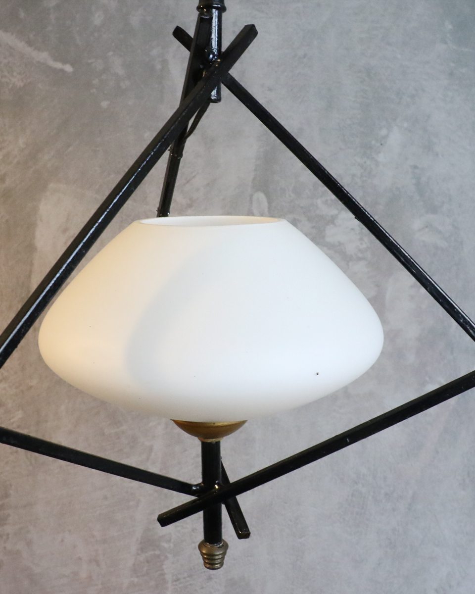 Maison Lunel 1950s Pyramid Chandelier — French Mid-Century Modern – Era Arlus