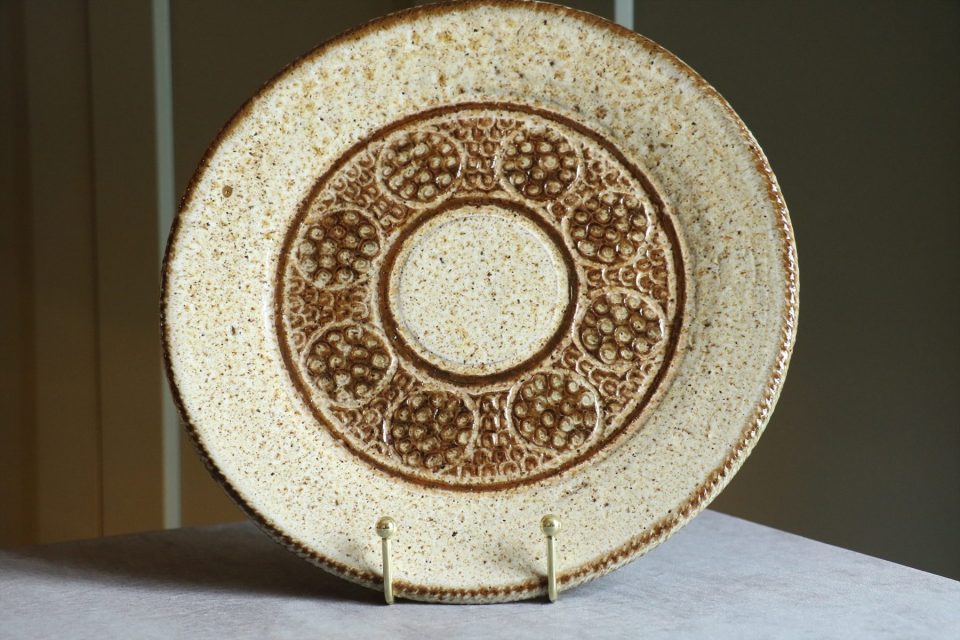 Mid-Century Modern Large Ceramic Plate — Marcel Giraud