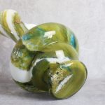Green and White Opaline Glass Pitcher – photo 11