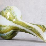 Green and White Opaline Glass Pitcher – photo 4