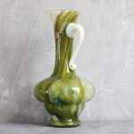 Green and White Opaline Glass Pitcher – photo 9