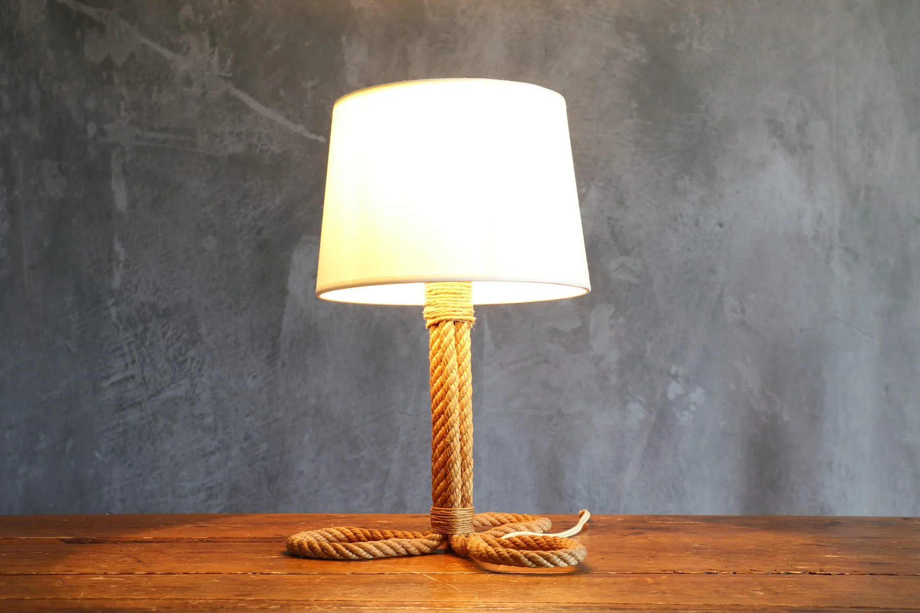 Midcentury Rope Lamp