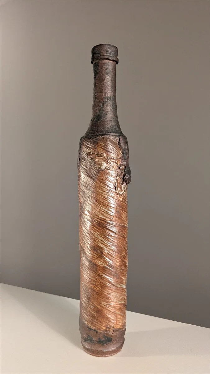 French Stoneware Bottle — Alain Gaudebert