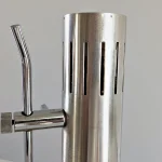 Pair of Vintage Brushed Aluminum Wall Lamps – photo 5