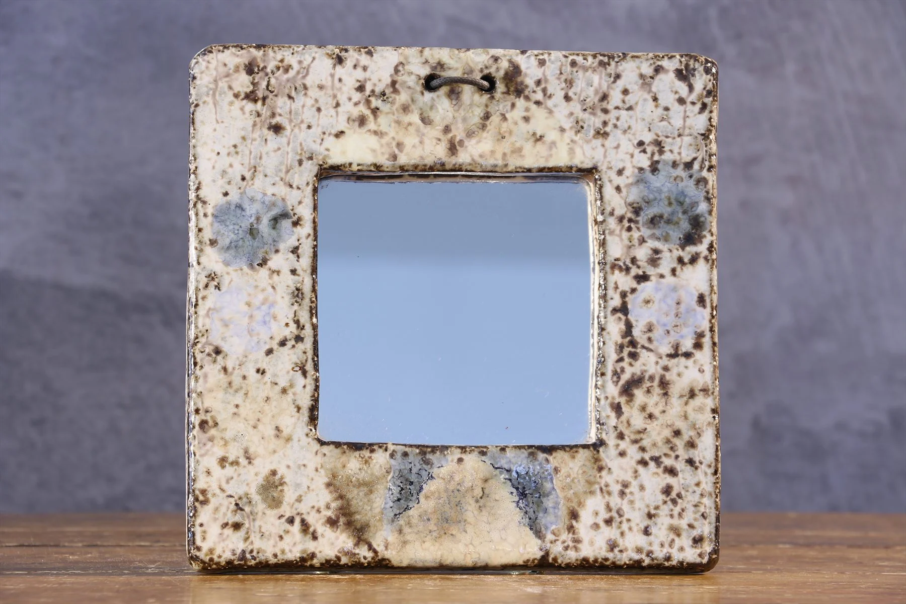 Mid-Century Modern Ceramic Mirror