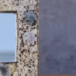 Mid-Century Modern Ceramic Mirror – photo 4