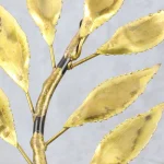 Mid-Century Brass Foliage Wall Light – photo 6