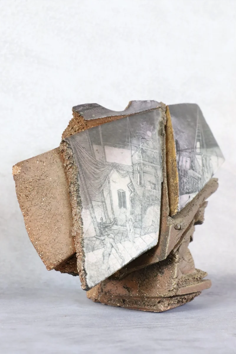 Abstract Erotic Stoneware Sculpture — Barocco