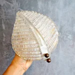 Vintage Murano Glass Leaf Wall Light – photo 11