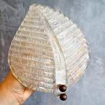 Vintage Murano Glass Leaf Wall Light – photo 12