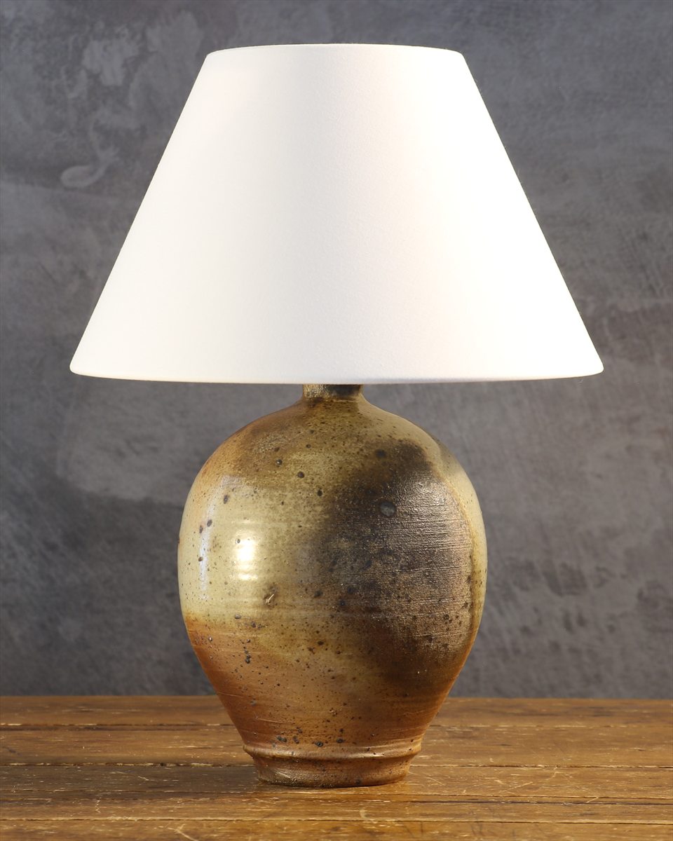 Vintage Stoneware Table Lamp — Bruno H'Rdy