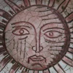 Glazed Ceramic Bowl Decorated with a Sun – photo 4