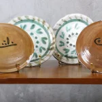 Set of Six Enamelled Plates – photo 1