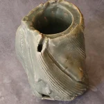 Brutalist Glazed Stoneware Vase – photo 6