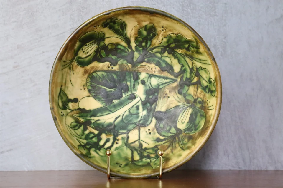 Mid-Century Modern Graphic Stoneware Bowl — Françoise Chedeville