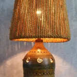 Brown Double Lighting Ceramic Table Lamp – photo 1