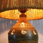 Brown Double Lighting Ceramic Table Lamp – photo 2
