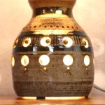 Cream Double Lighting Ceramic Table Lamp – photo 10
