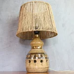 Cream Double Lighting Ceramic Table Lamp – photo 8
