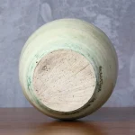French Ceramic Green and Golden Vase – photo 9