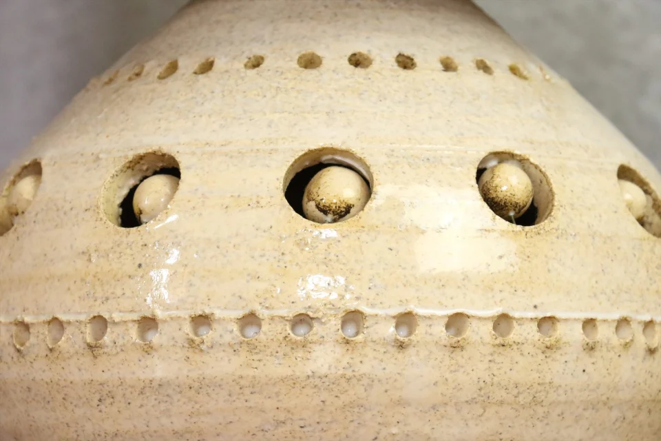 French Ceramic Table Lamp — Georges Pelletier