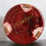 Vintage Red and Golden Ceramic Vase – photo 2