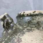 Glazed Terracotta Jar with Three Handles – photo 5