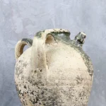 Glazed Terracotta Jar with Three Handles – photo 7