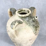 Glazed Terracotta Jar with Three Handles – photo 8