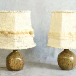 Pair of Stoneware Table Lamps – photo 3
