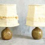Pair of Stoneware Table Lamps – photo 7
