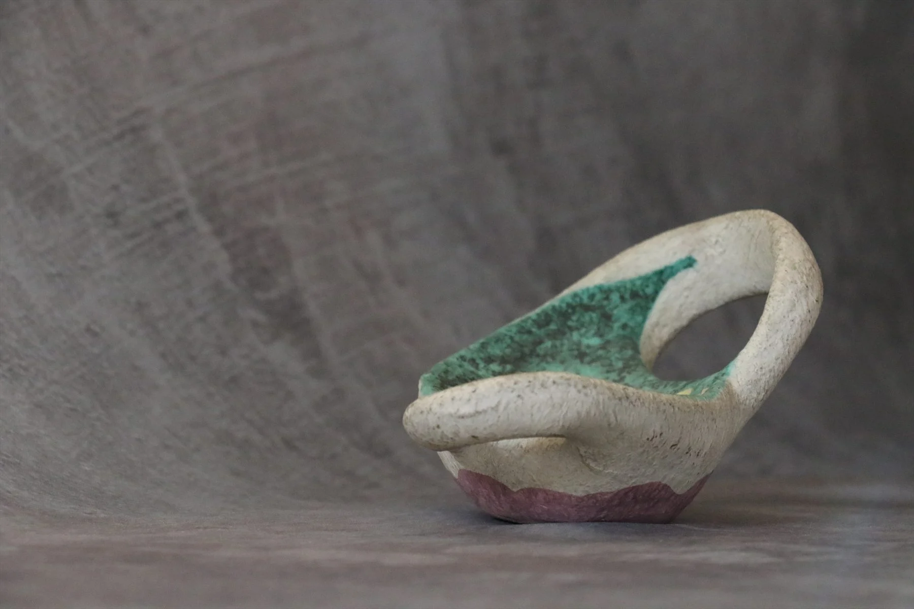 Ceramic Vide-Poche with a Woman’s Face