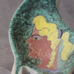 Ceramic Vide-Poche with a Woman’s Face – photo 8