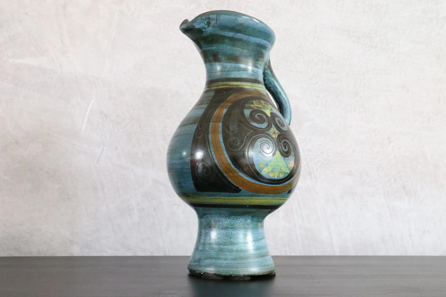 Ceramic Pitcher with Volutes
