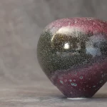 Purple and Black Mottled Glazed Porcelain Vase – photo 9